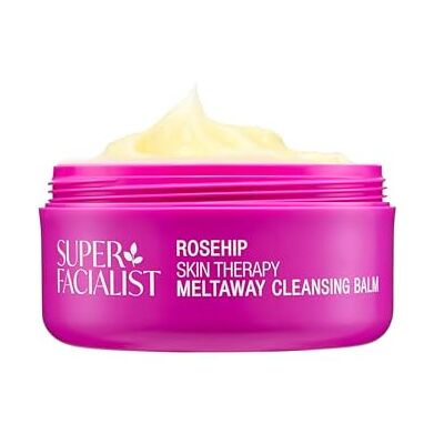Super Facialist Rosehip Meltaway Cleansing Balm Makeup Remover with Hyaluronic Acid & Rosehip Oil Nourishing and Moisturising Cleanser Smooth, Soft, and Refreshed 100ml Super Facialist Rosehip Meltaway Cleansing Balm Makeup Remover with Hyaluronic Acid & Rosehip Oil Nourishing and Moisturising Cleanser Smooth, Soft, and Refreshed 100ml