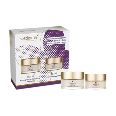 SESDERMA RETISIL Gift Set Anti-Ageing Face Cream 50 ml + Eye & Lip Contour 30 ml With Retinoid HPR, Hyaluronic Acid & Growth Factors Regenerating Care Against Wrinkles SESDERMA RETISIL Gift Set Anti-Ageing Face Cream 50 ml + Eye & Lip Contour 30 ml With Retinoid HPR, Hyaluronic Acid & Growth Factors Regenerating Care Against Wrinkles