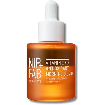 Nip+Fab Nip + Fab Vitamin C Fix Antioxidant Morning Oil 20% – 30ml, Dual-Phase Glow-Boosting Face Oil with Ferulic Acid, Niacinamide & Vitamin C Complex, Brightens, Evens Tone & Shields Skin Nip+Fab Nip + Fab Vitamin C Fix Antioxidant Morning Oil 20% – 30ml, Dual-Phase Glow-Boosting Face Oil with Ferulic Acid, Niacinamide & Vitamin C Complex, Brightens, Evens Tone & Shields Skin