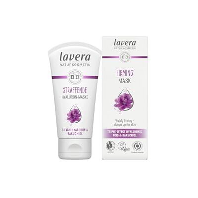 lavera Firming Mask with triple-effect hyaluronic acid & bakuchiol Anti-Age vegan Organic Skin Care Visibly firming and plumps up the skin 50 ml lavera Firming Mask with triple-effect hyaluronic acid & bakuchiol Anti-Age vegan Organic Skin Care Visibly firming and plumps up the skin 50 ml