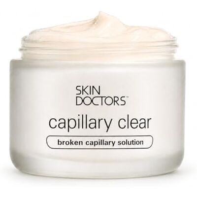 Skin Doctors , Capillary Clear Helps improve the appearance of broken capillaries Reduces the appearance of burst blood vessels help to reduce facial redness and promote an even complexion 50ml Skin Doctors , Capillary Clear Helps improve the appearance of broken capillaries Reduces the appearance of burst blood vessels help to reduce facial redness and promote an even complexion 50ml