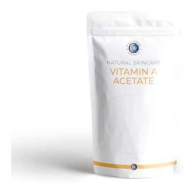 Mystic Moments Vitamin A Acetate (Retinol) 25g Cosmetic Grade Skin Conditioning Active for Anti-Ageing Formulations Ideal for Creams, Serums & Butters Max 1% Use External Only Mystic Moments Vitamin A Acetate (Retinol) 25g Cosmetic Grade Skin Conditioning Active for Anti-Ageing Formulations Ideal for Creams, Serums & Butters Max 1% Use External Only