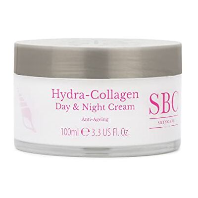 SBC Skincare's Hydra-Collagen Day & Night Cream 100ml Award-Winning Anti-Ageing Cream Day And Night Moisturiser For Sensitive Skin Mature Skin Face Moisturiser SBC Skincare's Hydra-Collagen Day & Night Cream 100ml Award-Winning Anti-Ageing Cream Day And Night Moisturiser For Sensitive Skin Mature Skin Face Moisturiser