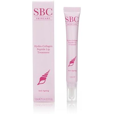 SBC Hydra-Collagen Peptide Lip Treatment – Advanced Plumping Lip Serum with Marine Collagen, Hyaluronic Acid to Hydrate, Enhance Lip Volume & Smooth the Appearance of Fine Lines, 12 ml SBC Hydra-Collagen Peptide Lip Treatment – Advanced Plumping Lip Serum with Marine Collagen, Hyaluronic Acid to Hydrate, Enhance Lip Volume & Smooth the Appearance of Fine Lines, 12 ml