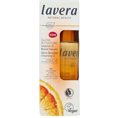 lavera Glow By Nature Vitamin C Boost Serum – intensive hydration – refreshes & smoothes – reduces pigmentation spots & acne scars – Q10 – vegan – natural cosmetics – 30 ml lavera Glow By Nature Vitamin C Boost Serum – intensive hydration – refreshes & smoothes – reduces pigmentation spots & acne scars – Q10 – vegan – natural cosmetics – 30 ml