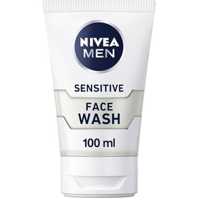Beiersdorf NIVEA MEN Sensitive Face Wash with Zero Percent Alcohol Pack of 6 (6 x 100 ml), Men's Face Wash with Vitamin E, Especially for Sensitive Skin, Men's Skin Care Essentials Beiersdorf NIVEA MEN Sensitive Face Wash with Zero Percent Alcohol Pack of 6 (6 x 100 ml), Men's Face Wash with Vitamin E, Especially for Sensitive Skin, Men's Skin Care Essentials