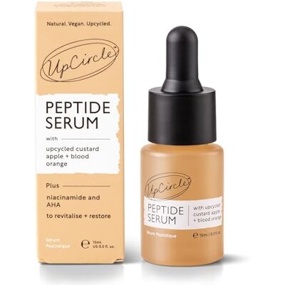UpCircle Peptide Serum - Collagen Boost, Upcycled Custard Apple & Blood Orange - 15ml UpCircle Peptide Serum - Collagen Boost, Upcycled Custard Apple & Blood Orange - 15ml