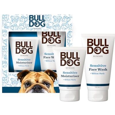 Bulldog Skincare for Men BULLDOG SKINCARE Sensitive Skincare Duo Giftset for Men, 2 Products Sensitive face wash, sensitive moisturiser, hydrating and smoothing, cleansing and refreshing, Bulldog sensitive essentials Bulldog Skincare for Men BULLDOG SKINCARE Sensitive Skincare Duo Giftset for Men, 2 Products Sensitive face wash, sensitive moisturiser, hydrating and smoothing, cleansing and refreshing, Bulldog sensitive essentials