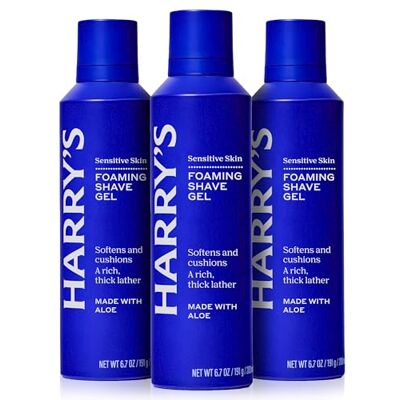 Harry's Shave Gel, Formulated with an Aloe Enriched Formula, 200ml, Pack of 3 Harry's Shave Gel, Formulated with an Aloe Enriched Formula, 200ml, Pack of 3