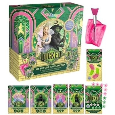 7th Heaven Wicked Gift Set (Contains 2x Face Masks, 2x Sheet Mask, 24x Spot Patches, Under Eye Hydrogel Patches, Applicator & Cleansing Cloth) Genuine Skincare & Wicked Merchandise 7th Heaven Wicked Gift Set (Contains 2x Face Masks, 2x Sheet Mask, 24x Spot Patches, Under Eye Hydrogel Patches, Applicator & Cleansing Cloth) Genuine Skincare & Wicked Merchandise