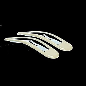 Manicare Snap Clips, Vanilla/Large