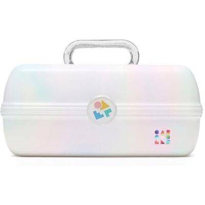 Caboodles Rainbow Rad On-The-Go Girl Makeup Organizer, White Opal Caboodles Rainbow Rad On-The-Go Girl Makeup Organizer, White Opal