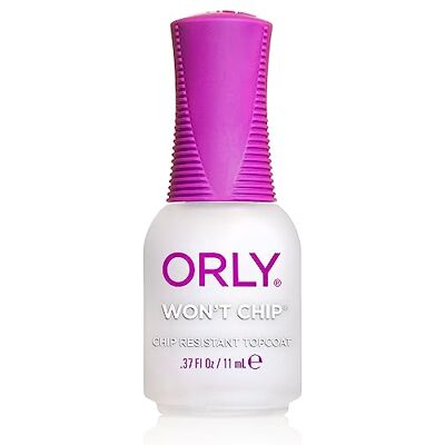 Orly Won't Chip, Chip Resistant Nail Topcoat 18ml Orly Won't Chip, Chip Resistant Nail Topcoat 18ml