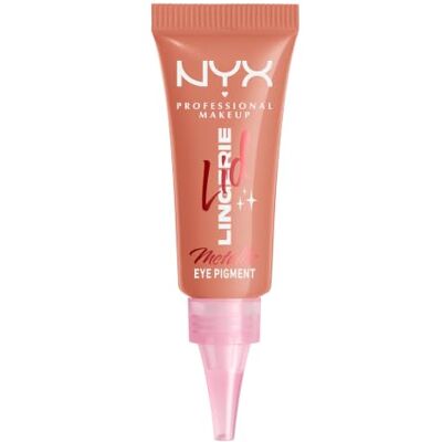 NYX PROFESSIONAL MAKEUP Lid Lingerie Cream Eye Pigment Eyeshadow Up to 24H Wear, Infused with Hyaluronic Acid, Smudge-Proof & Transfer-Proof Cream Shadow Gold String NYX PROFESSIONAL MAKEUP Lid Lingerie Cream Eye Pigment Eyeshadow Up to 24H Wear, Infused with Hyaluronic Acid, Smudge-Proof & Transfer-Proof Cream Shadow Gold String