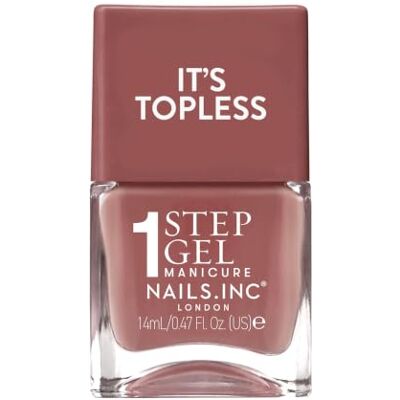 Nails Inc Nails.INC It's Topless Alexis Nude Tan Gel-Like Nail Polish Glossy 1-step gel formula lasts up to 6 days with no UV light. Formulated with bio-peptides for strong nails. Nails Inc Nails.INC It's Topless Alexis Nude Tan Gel-Like Nail Polish Glossy 1-step gel formula lasts up to 6 days with no UV light. Formulated with bio-peptides for strong nails.