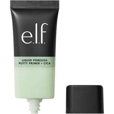e.l.f. Liquid Poreless Putty Primer + Cica, Face Primer for Gripping Makeup, Visibly Reducing Redness & Soothing Skin, Vegan & Cruelty-Free e.l.f. Liquid Poreless Putty Primer + Cica, Face Primer for Gripping Makeup, Visibly Reducing Redness & Soothing Skin, Vegan & Cruelty-Free