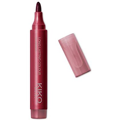 Kiko Milano Long Lasting Colour Lip Marker Shade 106 Apple Red No-Transfer Natural Tattoo Effect 10-Hour Wear Buildable Intensity Kiko Milano Long Lasting Colour Lip Marker Shade 106 Apple Red No-Transfer Natural Tattoo Effect 10-Hour Wear Buildable Intensity