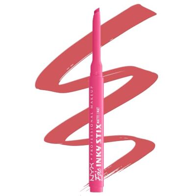 NYX PROFESSIONAL MAKEUP Eyeliner, Epic Inky Stix Long Lasting: Pixel Pink Cream Gel Eyeliner, Lasts Up To 24 Hours, Waterproof, Precise Slanted Tip, Easy Application, Waterproof NYX PROFESSIONAL MAKEUP Eyeliner, Epic Inky Stix Long Lasting: Pixel Pink Cream Gel Eyeliner, Lasts Up To 24 Hours, Waterproof, Precise Slanted Tip, Easy Application, Waterproof