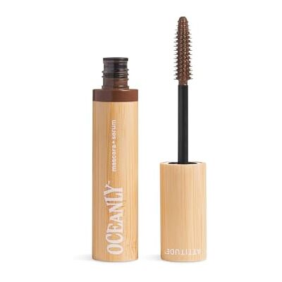 BIO SPECTRA ATTITUDE ATTITUDE Oceanly Serum Infused Mascara, EWG Verified, Eye Lash Serum, Length + Volume, Vegan Beauty and Makeup, Brown, 7 g BIO SPECTRA ATTITUDE ATTITUDE Oceanly Serum Infused Mascara, EWG Verified, Eye Lash Serum, Length + Volume, Vegan Beauty and Makeup, Brown, 7 g