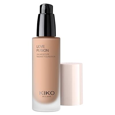 Kiko Milano Love Fusion 24H Moisture Radiant Foundation Shade 5.5WR Hydrating 16-Hour Wear Luminous Finish Buildable Kiko Milano Love Fusion 24H Moisture Radiant Foundation Shade 5.5WR Hydrating 16-Hour Wear Luminous Finish Buildable