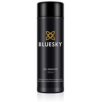 BLUESKY Acetone Gel Nail Polish Remover 250 ml With Safflower Oil To Nourish Nails, Soak Off Gel Polish in Minutes BLUESKY Acetone Gel Nail Polish Remover 250 ml With Safflower Oil To Nourish Nails, Soak Off Gel Polish in Minutes