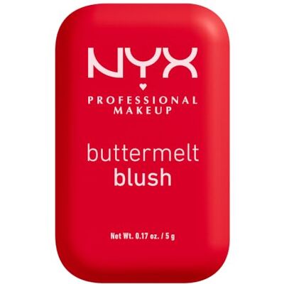 NYX PROFESSIONAL MAKEUP Buttermelt Blush, Powder Blush, upto 12H Wear, Fade & Transfer Resistant, Silky & Weightless Formula, Suitable for All Skin Types, Butta Cherry Pop NYX PROFESSIONAL MAKEUP Buttermelt Blush, Powder Blush, upto 12H Wear, Fade & Transfer Resistant, Silky & Weightless Formula, Suitable for All Skin Types, Butta Cherry Pop