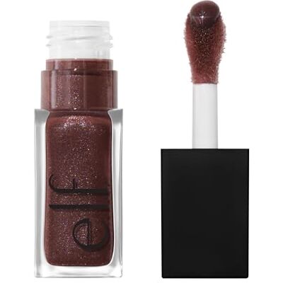 e.l.f. Glow Reviver Plumping Lip Oil, Tinted Lip Plumper for a High-Shine, Plump Finish, Infused with Jojoba Oil, Vegan & Cruelty-Free, Espresso Tonic e.l.f. Glow Reviver Plumping Lip Oil, Tinted Lip Plumper for a High-Shine, Plump Finish, Infused with Jojoba Oil, Vegan & Cruelty-Free, Espresso Tonic