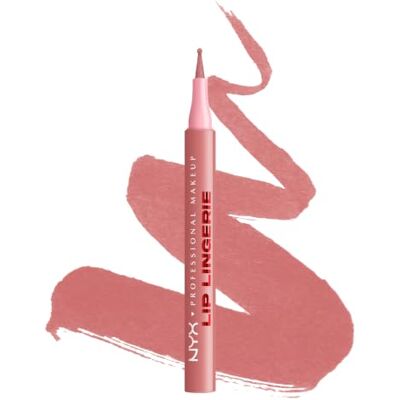 NYX PROFESSIONAL MAKEUP Lip Liner Stain, Lip Lingerie, Shade: Cuff Me Seamless All Day Stain, Waterproof and Transfer-Proof, Smudge-Proof, Lip Stain for Long-wear Liner NYX PROFESSIONAL MAKEUP Lip Liner Stain, Lip Lingerie, Shade: Cuff Me Seamless All Day Stain, Waterproof and Transfer-Proof, Smudge-Proof, Lip Stain for Long-wear Liner