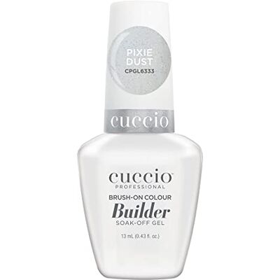 Cuccio Brush on Colour Builder Gel with Calcium LED/UV Cherry Blossom, Pixie Dust, 13ml Cuccio Brush on Colour Builder Gel with Calcium LED/UV Cherry Blossom, Pixie Dust, 13ml