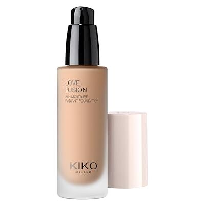 Kiko Milano Love Fusion 24H Moisture Radiant Foundation Shade 5.5NR Hydrating 16-Hour Wear Luminous Finish Buildable Kiko Milano Love Fusion 24H Moisture Radiant Foundation Shade 5.5NR Hydrating 16-Hour Wear Luminous Finish Buildable