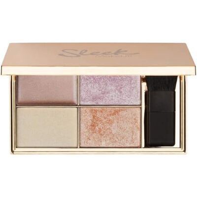 SLEEK MakeUP Highlighting Palette, Four Dazzling Shades for a Supercharged Glow, Long Lasting and Lightweight, Intense Colour, Solstice SLEEK MakeUP Highlighting Palette, Four Dazzling Shades for a Supercharged Glow, Long Lasting and Lightweight, Intense Colour, Solstice
