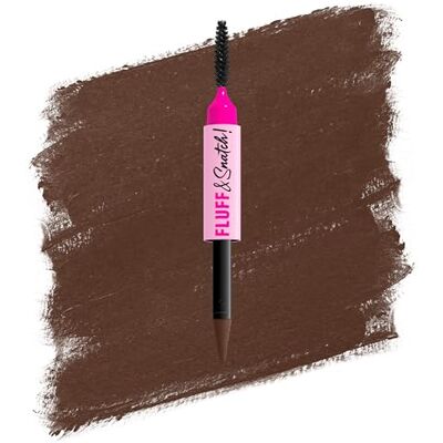 NYX PROFESSIONAL MAKEUP Fluff & Snatch Brow Powder Pen, 24H Longwear Cream-to-Powder Eyebrow Tint, Smudge-Proof & Transfer-Resistant Soft Matte Finish, Diffused Natural, Shade: 06 NYX PROFESSIONAL MAKEUP Fluff & Snatch Brow Powder Pen, 24H Longwear Cream-to-Powder Eyebrow Tint, Smudge-Proof & Transfer-Resistant Soft Matte Finish, Diffused Natural, Shade: 06