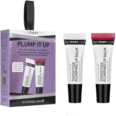 The INKEY List Plump It Up 20ml, Tripeptide Lip Balm Duo Set, Clinically Proven Plumping Tinted Lip Care, Hydrates Dry Cracked Lips, Vegan & Cruelty Free The INKEY List Plump It Up 20ml, Tripeptide Lip Balm Duo Set, Clinically Proven Plumping Tinted Lip Care, Hydrates Dry Cracked Lips, Vegan & Cruelty Free
