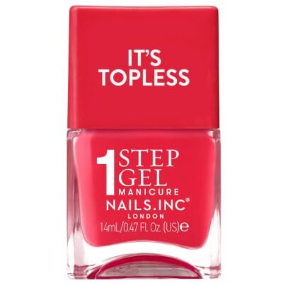 Nails Inc Nails.INC It's Topless India Coral Red Gel-Like Nail Polish Vivid coral red gel nail polish stays glossy and long-lasting for 6 days. Ideal for manis, gifting, and glam nights. Nails Inc Nails.INC It's Topless India Coral Red Gel-Like Nail Polish Vivid coral red gel nail polish stays glossy and long-lasting for 6 days. Ideal for manis, gifting, and glam nights.