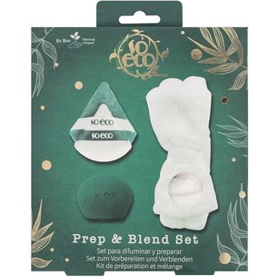 So Eco Prep & Blend Set – Vegan & Cruelty Free, Makeup Sponge, Powder Puffs & Headband for Flawless Foundation, Concealer & Powder Application So Eco Prep & Blend Set – Vegan & Cruelty Free, Makeup Sponge, Powder Puffs & Headband for Flawless Foundation, Concealer & Powder Application