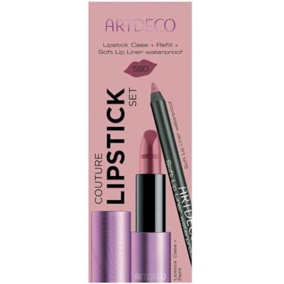 Artdeco Couture Lipstick Set Refillable Lipstick Sleeve, Lipstick Refill with SPF 15 & Soft Lip Liner Waterproof 1 Set Artdeco Couture Lipstick Set Refillable Lipstick Sleeve, Lipstick Refill with SPF 15 & Soft Lip Liner Waterproof 1 Set