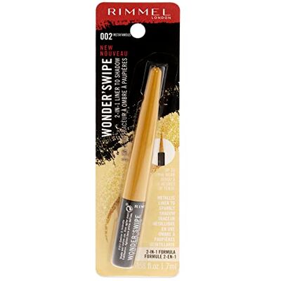 Rimmel London Wonder Swipe 2-in-1 Liner to Shadow 002 Instafamous For Women 0.058 oz Eyeliner Rimmel London Wonder Swipe 2-in-1 Liner to Shadow 002 Instafamous For Women 0.058 oz Eyeliner