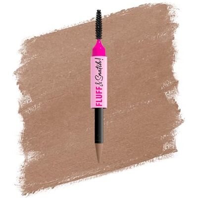 NYX PROFESSIONAL MAKEUP Fluff & Snatch Brow Powder Pen, 24H Longwear Cream-to-Powder Eyebrow Tint, Smudge-Proof & Transfer-Resistant Soft Matte Finish, Diffused Natural, Shade: 01 NYX PROFESSIONAL MAKEUP Fluff & Snatch Brow Powder Pen, 24H Longwear Cream-to-Powder Eyebrow Tint, Smudge-Proof & Transfer-Resistant Soft Matte Finish, Diffused Natural, Shade: 01