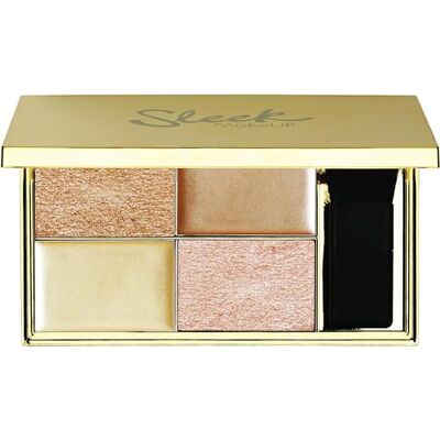 SLEEK MakeUP Highlighting Palette, Four Dazzling Shades for a Supercharged Glow, Long Lasting and Lightweight, Intense Colour, Cleopatra’s Kiss SLEEK MakeUP Highlighting Palette, Four Dazzling Shades for a Supercharged Glow, Long Lasting and Lightweight, Intense Colour, Cleopatra’s Kiss