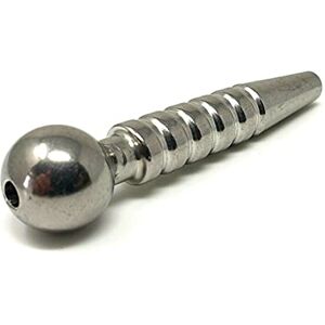 Bondage Masters Penis Plug, Urethral Stimulator, Ridged Shaft & Through Hole Bondage Masters Penis Plug, Urethral Stimulator, Ridged Shaft & Through Hole
