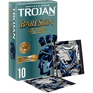 Trojan BareSkin Condoms, The Thinnest Condoms Pack of 10 Trojan BareSkin Condoms, The Thinnest Condoms Pack of 10
