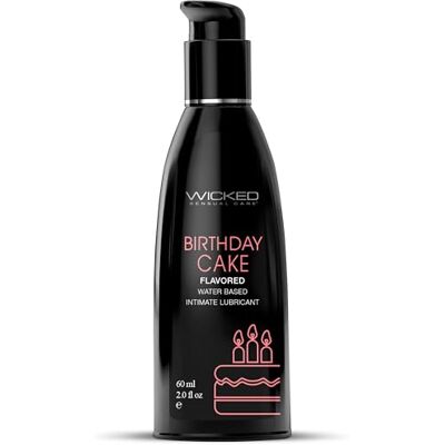 Wicked Sensual Care Birthday Cake Lubricant 60 ml Transparent Wicked Sensual Care Birthday Cake Lubricant 60 ml Transparent