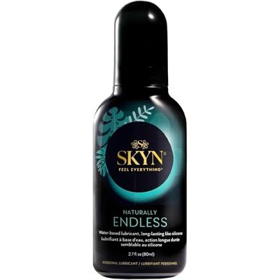 SKYN Naturally Endless (80 mL): Water-Based Lubricating Gel Long-Lasting Silicone-Like Action, Compatible with Condoms, 99% Natural Composition SKYN Naturally Endless (80 mL): Water-Based Lubricating Gel Long-Lasting Silicone-Like Action, Compatible with Condoms, 99% Natural Composition