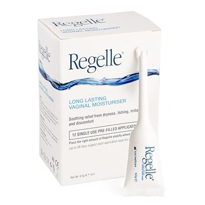 Regelle Vaginal Moisturiser – 12 Single-Use Pre-Filled Applicators – Long-Lasting Hydration & Comfort – Non-Hormonal, HRT-Compatible Regelle Vaginal Moisturiser – 12 Single-Use Pre-Filled Applicators – Long-Lasting Hydration & Comfort – Non-Hormonal, HRT-Compatible