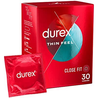 Durex - Thin Feel - Close Fit - Natural Latex - Condoms Durex - Thin Feel - Close Fit - Natural Latex - Condoms