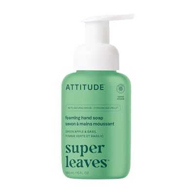 Attitude - Foaming Hand Soap - Green Apple - Basil - Hand Soap Attitude - Foaming Hand Soap - Green Apple - Basil - Hand Soap