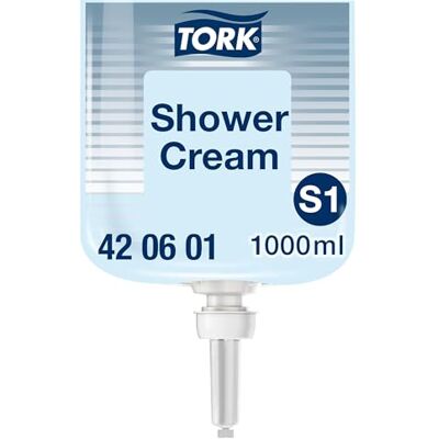 Tork Shower Cream Liquid S1, Unisex Fragrance, 1 x 1000ml, 420601 Tork Shower Cream Liquid S1, Unisex Fragrance, 1 x 1000ml, 420601