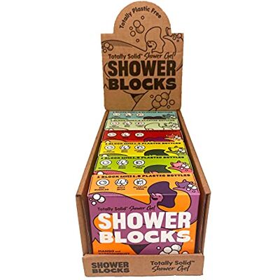 Shower Blocks Solid Shower Gels Mixed 6 Pack Plastic, Cruelty and Paraben Free Vegan Moisturising Body Soaps For The shower Shower Blocks Solid Shower Gels Mixed 6 Pack Plastic, Cruelty and Paraben Free Vegan Moisturising Body Soaps For The shower
