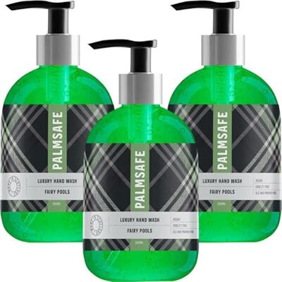 Palm Fairy Pools 300ml x 3 Luxury Hand Wash Soothing Hand Cleanser Hydrates Sensitive or Irritated Skin 300ml Pump Bottle with Natural Bioactives to Nourish and Moisturise Vegan-friendly Palm Fairy Pools 300ml x 3 Luxury Hand Wash Soothing Hand Cleanser Hydrates Sensitive or Irritated Skin 300ml Pump Bottle with Natural Bioactives to Nourish and Moisturise Vegan-friendly