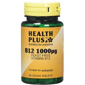 Health Plus B12 1000µg Vitamin B Supplement 90 Tablets Health Plus B12 1000µg Vitamin B Supplement 90 Tablets